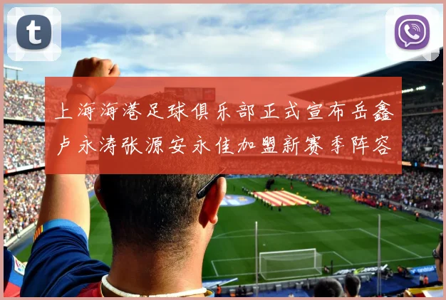 上海海港足球俱乐部正式宣布岳鑫卢永涛张源安永佳加盟新赛季阵容更新